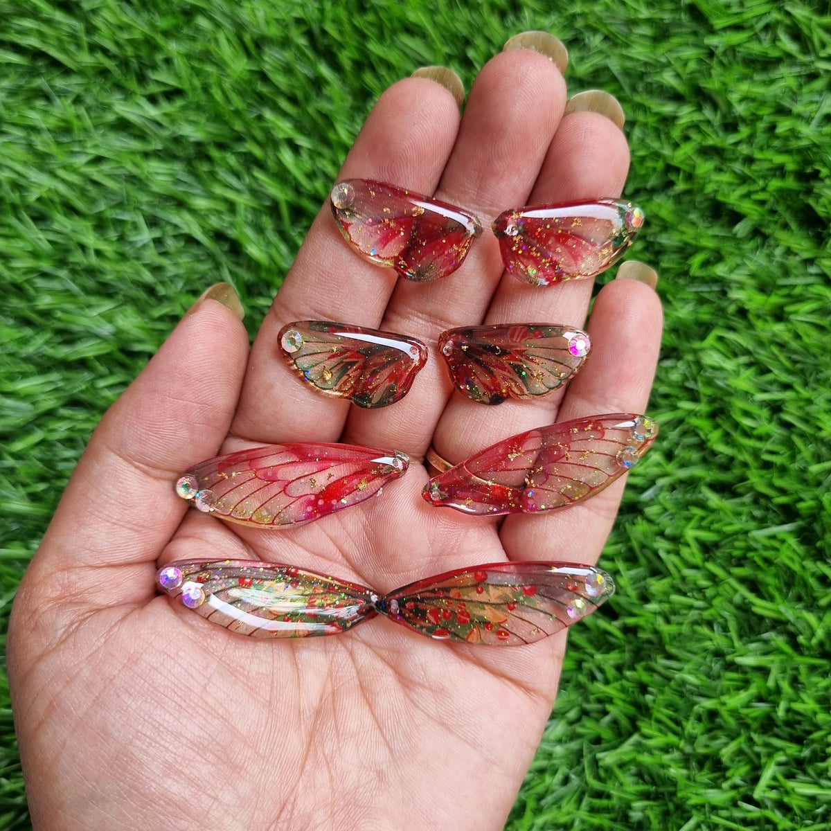 Resin Pendent - Butterfly Wings 2