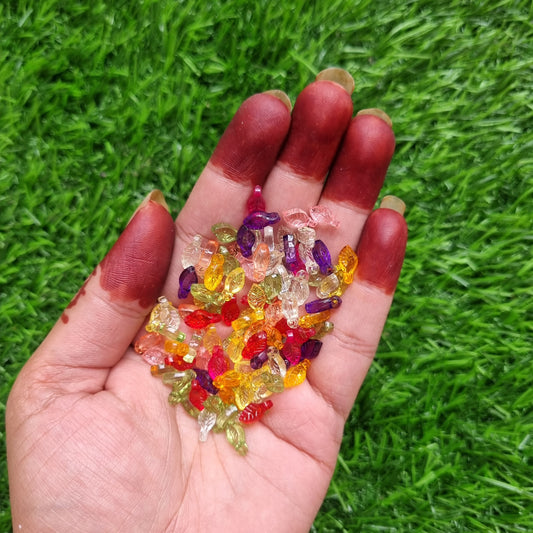 Acrylic Bright Color Tiny Leaves