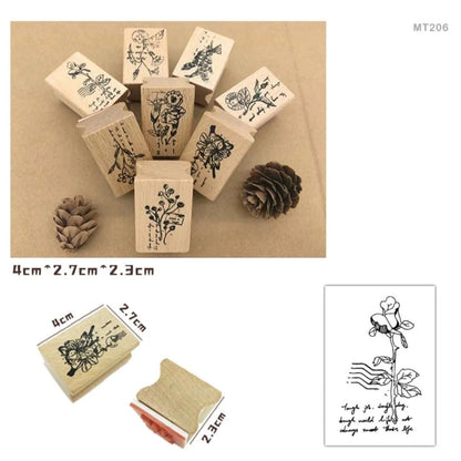 Wooden Rubber Stamps