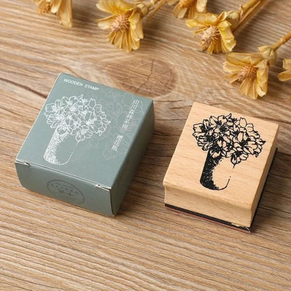 Wooden Rubber Stamps