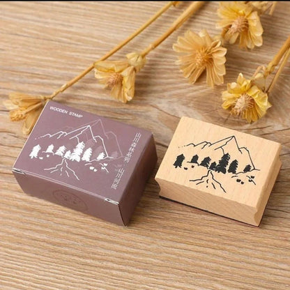 Wooden Rubber Stamps