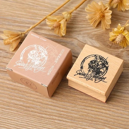 Wooden Rubber Stamps