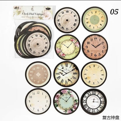 Vintage Watch Dial, Lace, Constellation Sticker