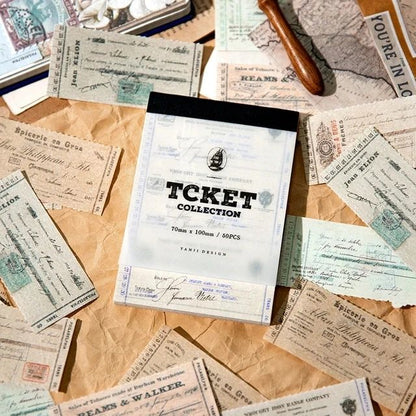 Ticker Collection (50 sheets) | Size 70-100mm