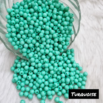 Acrylic Round Beads (6 mm)