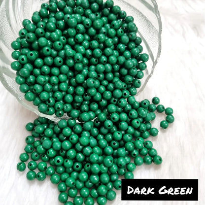 Acrylic Round Beads (6 mm)