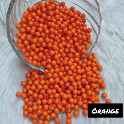 Acrylic Round Beads (6 mm)