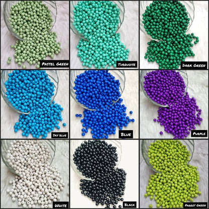 Acrylic Round Beads (6 mm)