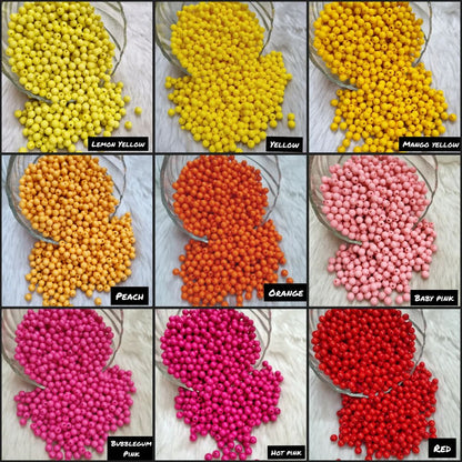 Acrylic Round Beads (6 mm)