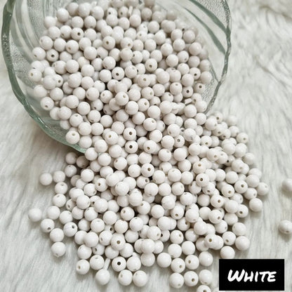 Acrylic Round Beads (6 mm)