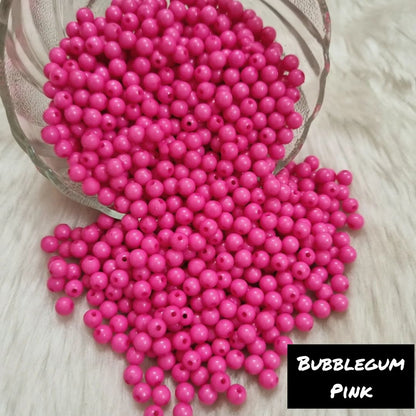 Acrylic Round Beads (6 mm)