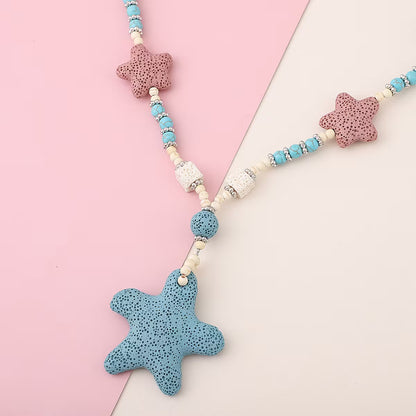 Lava Star Beads