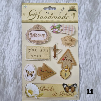 3D Vintage Stickers