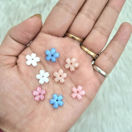 Acrylic Sakura Flower Beads