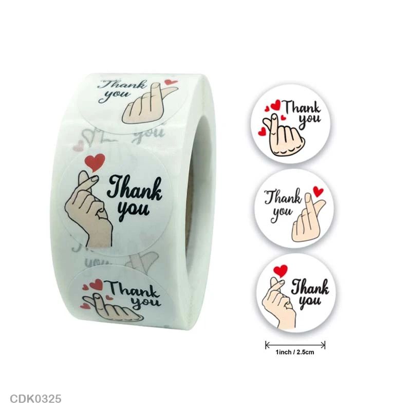 Thank You Stickers (Design-02)