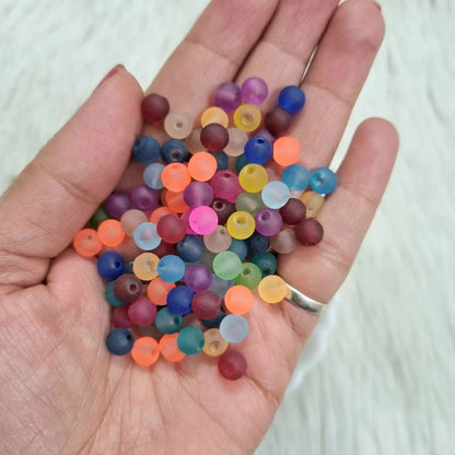 Frost Glass beads (6mm)