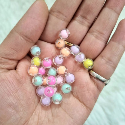 Acrylic Transparent Round Beads