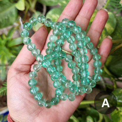 Transparent Coloured Glass Beads