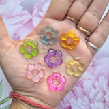 Acrylic Colourful Flower Beads