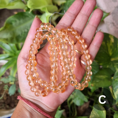 Transparent Coloured Glass Beads