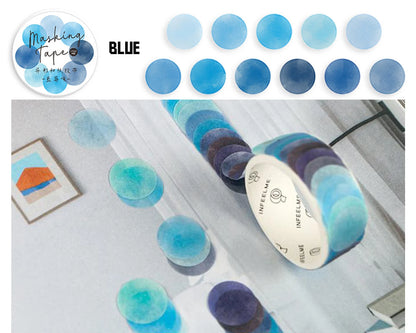Colorful Washi Stickers - Round