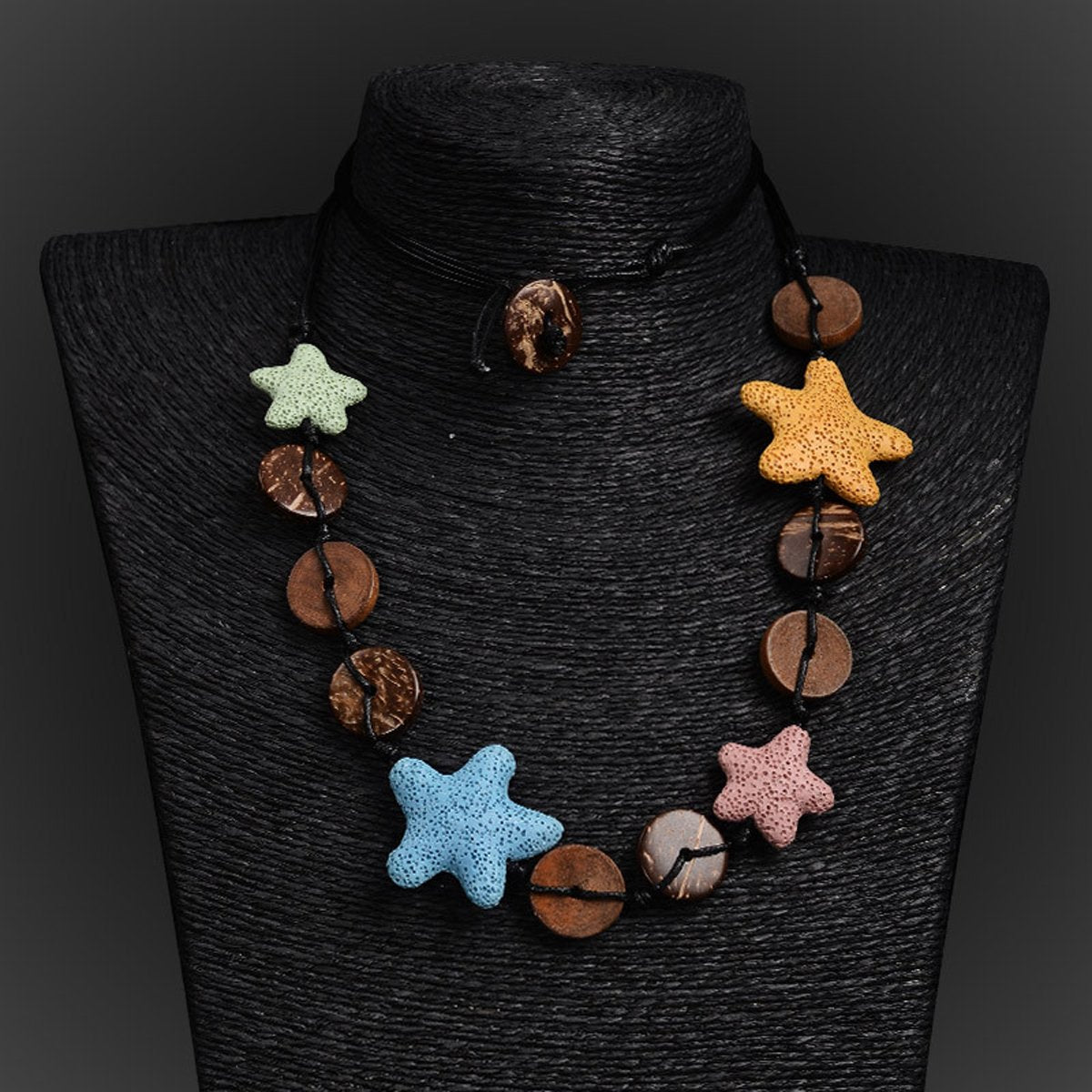 Lava Star Beads