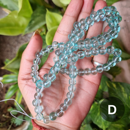 Transparent Coloured Glass Beads