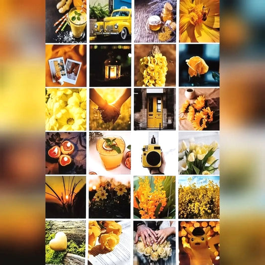 Sticker Sheets - Yellow Color Theme