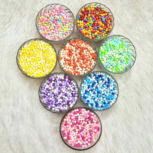 Acrylic Mix Beads (Round)