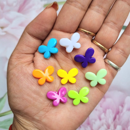 Acrylic Colourful butterfly Beads