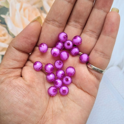 Acrylic Colourful Round Beads