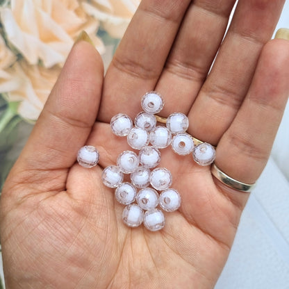 Acrylic Colourful Round Beads