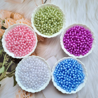 Acrylic Colourful Round Beads