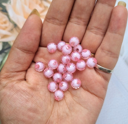 Acrylic Colourful Round Beads