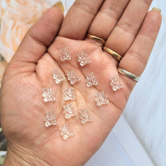 Acrylic Mini Teddy Beads