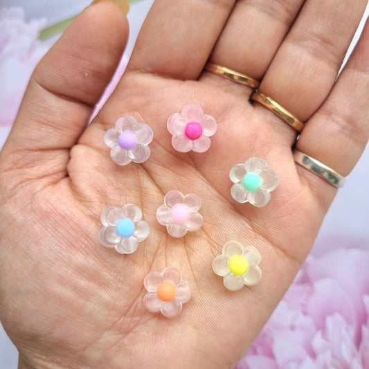 Acrylic Frost Flower Beads