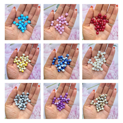 Acrylic Marble Beads
