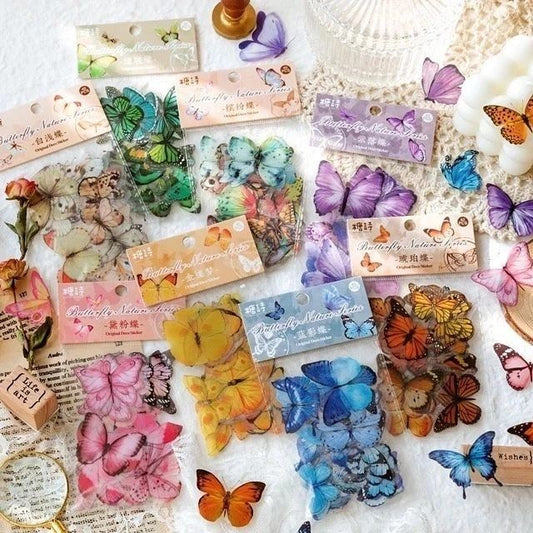 Butterfly PET Stickers (40 Stickers) Size - 40*50mm