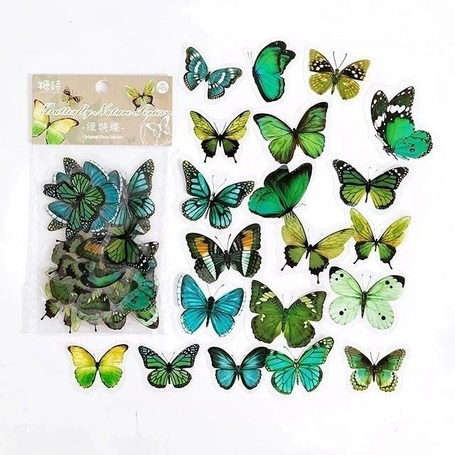 Butterfly PET Stickers (40 Stickers) Size - 40*50mm
