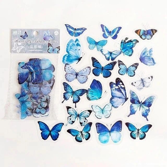 Butterfly PET Stickers (40 Stickers) Size - 40*50mm