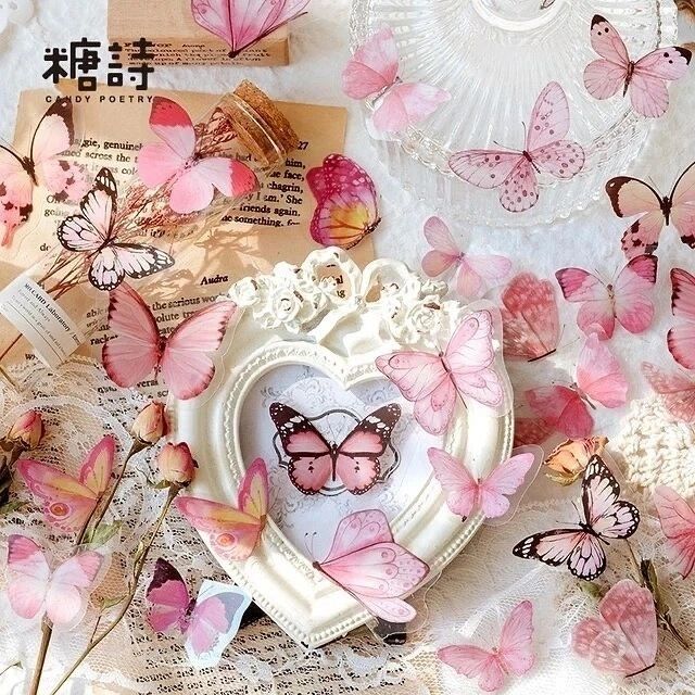 Butterfly PET Stickers (40 Stickers) Size - 40*50mm
