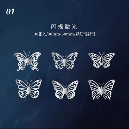 Butterfly PET Stickers
