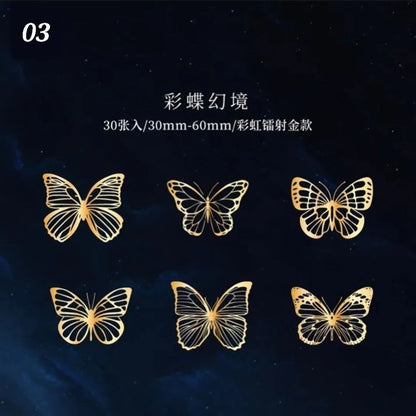 Butterfly PET Stickers
