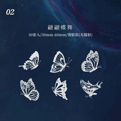 Butterfly PET Stickers