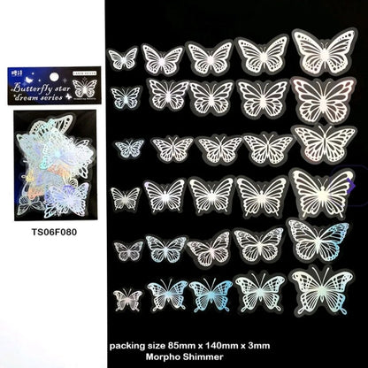 Butterfly PET Stickers