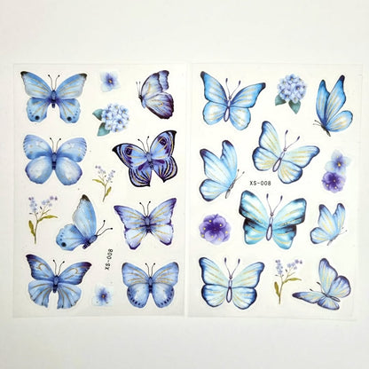 Butterfly PET stickers