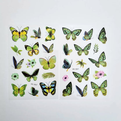Butterfly PET stickers
