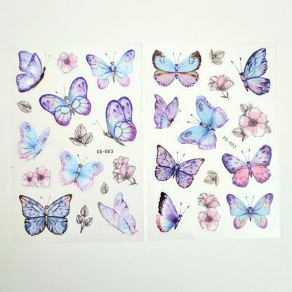 Butterfly PET stickers