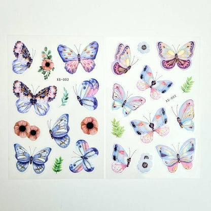 Butterfly PET stickers