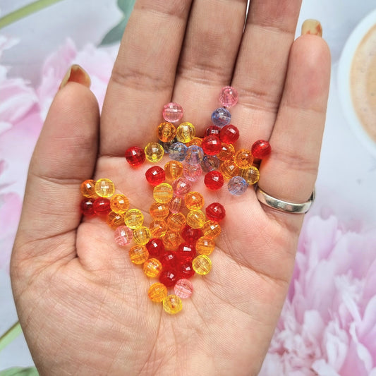 Acrylic Colourful Round Beads 02